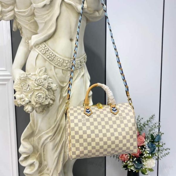 Louis Vuitton Damier Azur Speedy Bandouliere 30 Replica Bag - Image 2