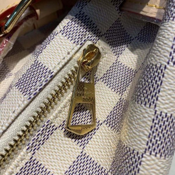 Louis Vuitton Damier Azur Sperone Bb Replica Handbag - Image 8
