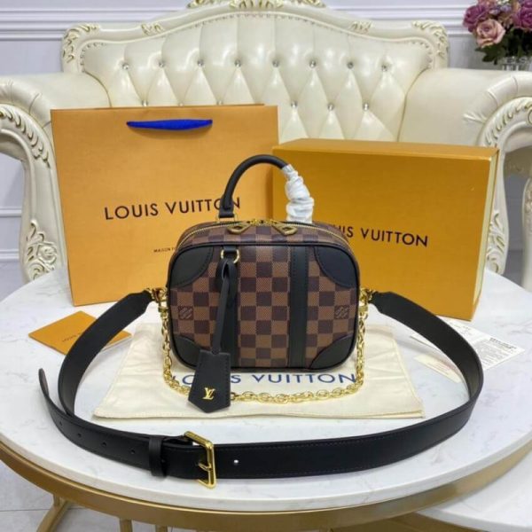 Replica LV Damier Azur Valisette Souple BB N50063 Handbag - Image 4
