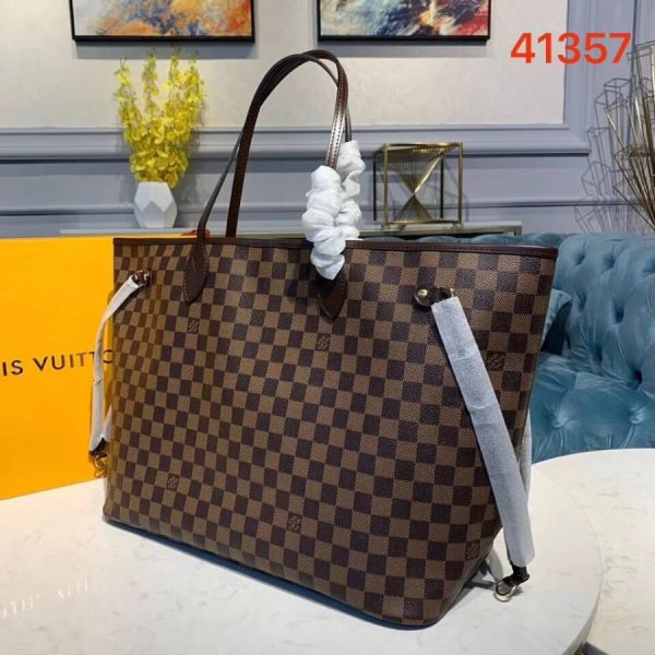 Replica LV Damier Canvas Neverfull GM Bag N41357 - Image 3