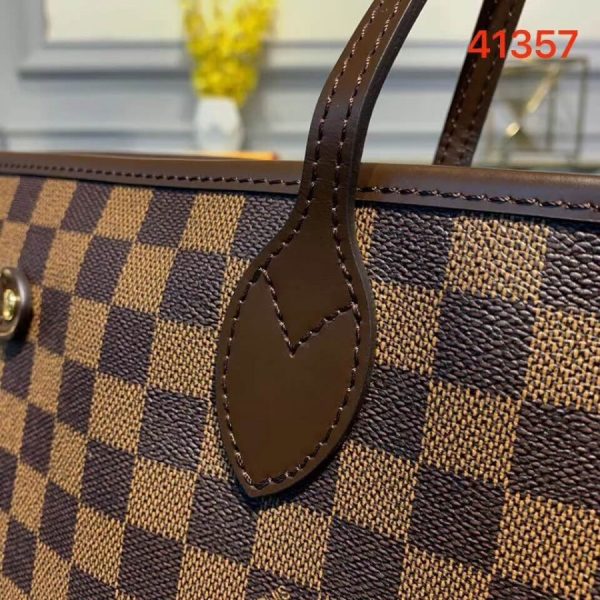 Replica LV Damier Canvas Neverfull GM Bag N41357 - Image 7