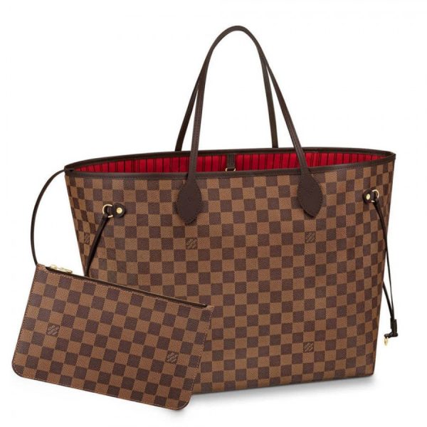 Replica LV Damier Canvas Neverfull GM Bag N41357