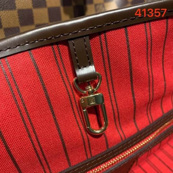 Replica LV Damier Canvas Neverfull GM Bag N41357 - Image 9