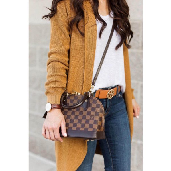 Louis Vuitton Alma Bb Damier Ebene Replica Bag N41221 - Image 3
