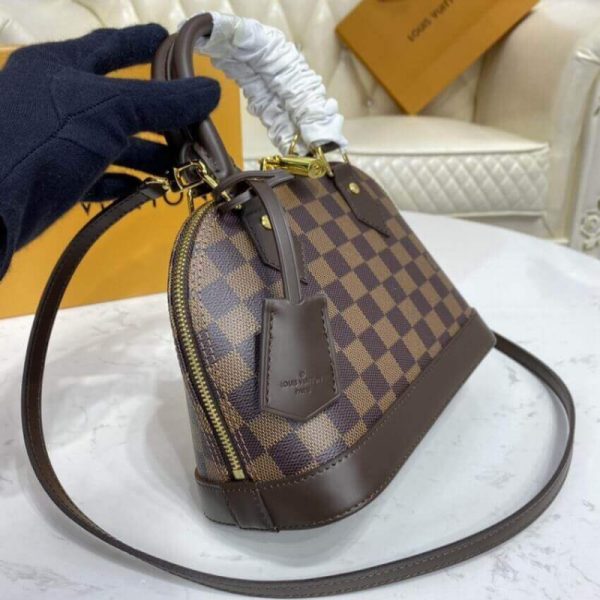 Louis Vuitton Alma Bb Damier Ebene Replica Bag N41221 - Image 7