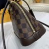 Best Replicas Bags - Louis Vuitton Alma Bb Damier Ebene Replica Bag N41221 Shop For Best Louis Vuitton LV Replica Bags With Cheap Price