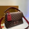 Best Replicas Bags - LV Replica Damier Ebene Beaubourg MM N40176 Canvas Bag Shop For Best Louis Vuitton LV Replica Bags With Cheap Price