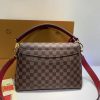 Best Replicas Bags - LV Replica Damier Ebene Beaubourg MM N40176 Canvas Bag Shop For Best Louis Vuitton LV Replica Bags With Cheap Price