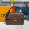 Best Replicas Bags - Louis Vuitton Damier Ebene Croisette Replica N53000 Shop For Best Louis Vuitton LV Replica Bags With Cheap Price