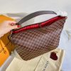 Best Replicas Bags - Louis Vuitton Damier Ebene Delightful MM Replica N41460 Shop For Best Louis Vuitton LV Replica Bags With Cheap Price