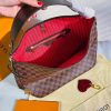 Best Replicas Bags - Louis Vuitton Damier Ebene Delightful MM Replica N41460 Shop For Best Louis Vuitton LV Replica Bags With Cheap Price