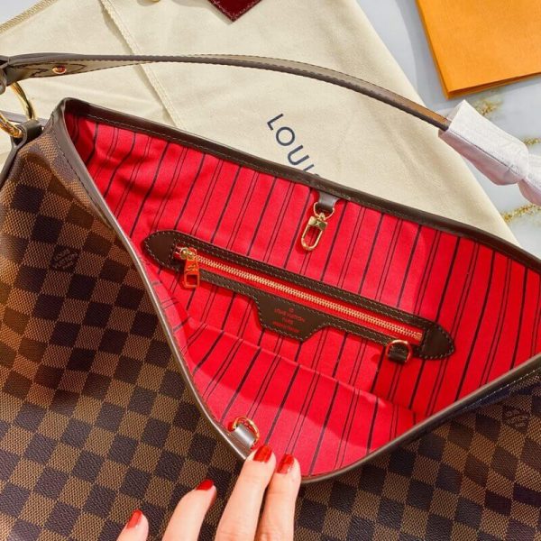 Louis Vuitton Damier Ebene Delightful MM Replica N41460 - Image 6