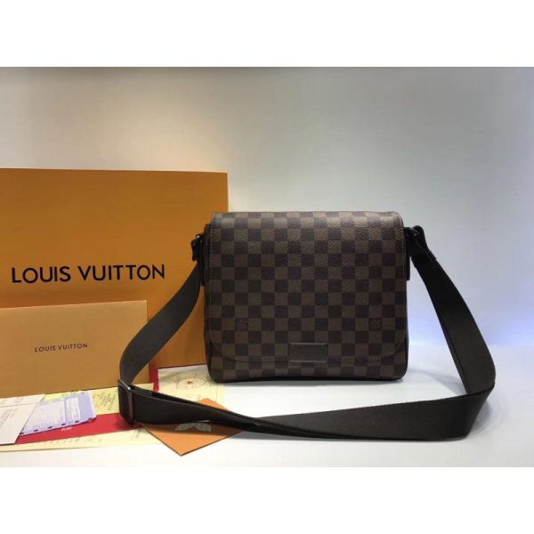 Replica LV Damier Ebene Canvas District PM N41212 Handbag - Image 2