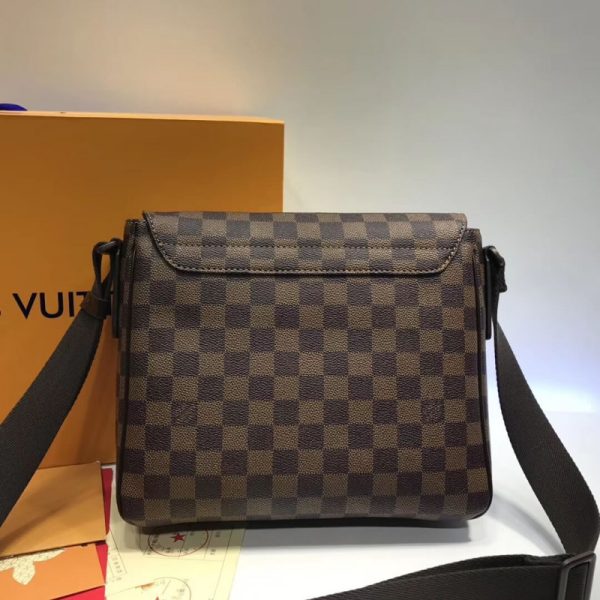 Replica LV Damier Ebene Canvas District PM N41212 Handbag - Image 7