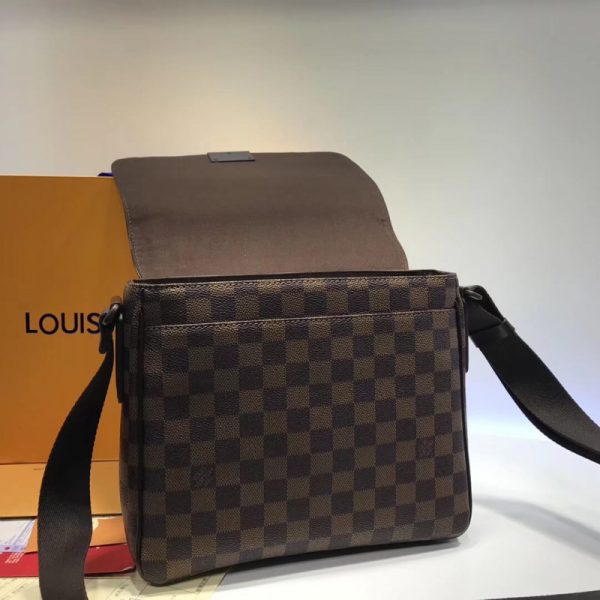 Replica LV Damier Ebene Canvas District PM N41212 Handbag - Image 8