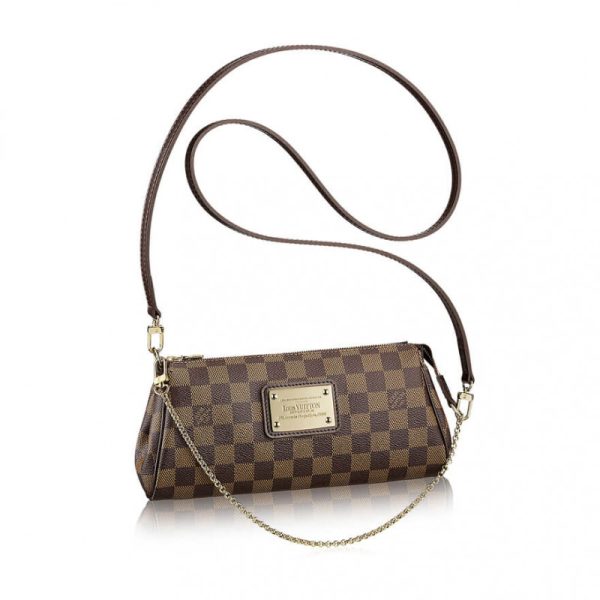 Stylish Damier Ebene Canvas Eva Clutch | Replica Louis Vuitton N55213