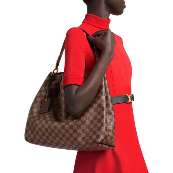 LV Replica Damier Ebene Graceful MM Handbag N44045 - Image 2