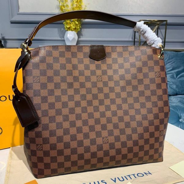 LV Replica Damier Ebene Graceful MM Handbag N44045 - Image 3