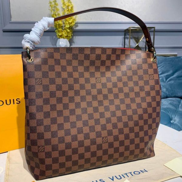 LV Replica Damier Ebene Graceful MM Handbag N44045 - Image 4