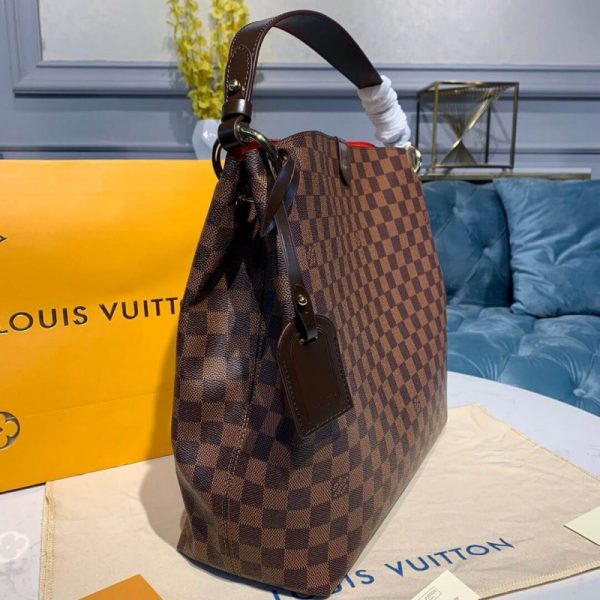 LV Replica Damier Ebene Graceful MM Handbag N44045 - Image 5