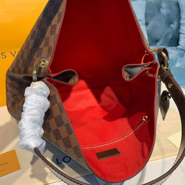 LV Replica Damier Ebene Graceful MM Handbag N44045 - Image 10