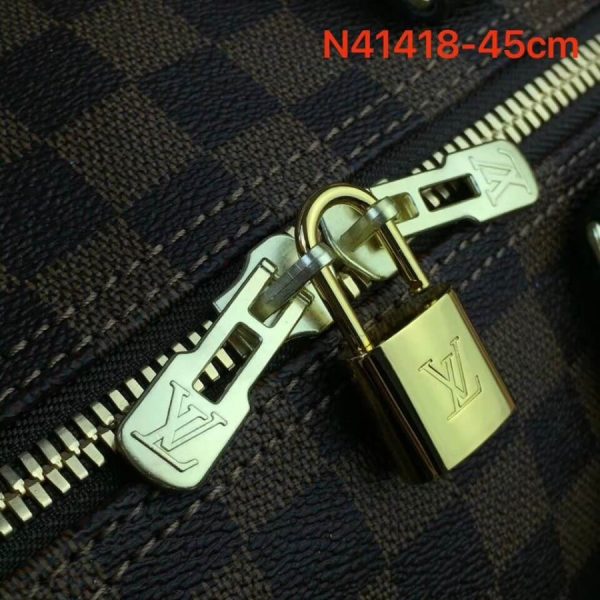 Replica LV Damier Ebene Keepall Bandouliere 45 N41428 - Image 3
