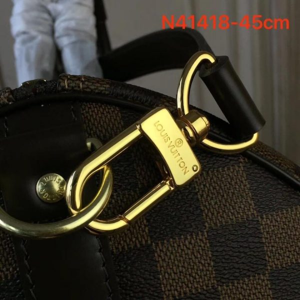 Replica LV Damier Ebene Keepall Bandouliere 45 N41428 - Image 5