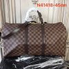 Best Replicas Bags - Replica LV Damier Ebene Keepall Bandouliere 45 N41428 Shop For Best Louis Vuitton LV Replica Bags With Cheap Price