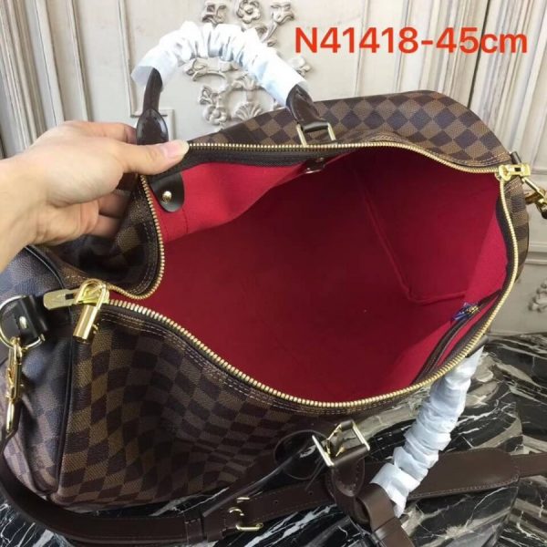 Replica LV Damier Ebene Keepall Bandouliere 45 N41428 - Image 7