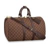 Best Replicas Bags - Louis Vuitton Damier Ebene Keepall 50 Replica N41427 Travel Bag Shop For Best Louis Vuitton LV Replica Bags With Cheap Price
