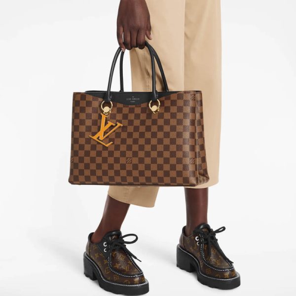 Replica LV Damier Ebene Riverside N40052 Canvas Bag - Image 2