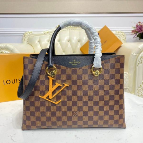 Replica LV Damier Ebene Riverside N40052 Canvas Bag - Image 4