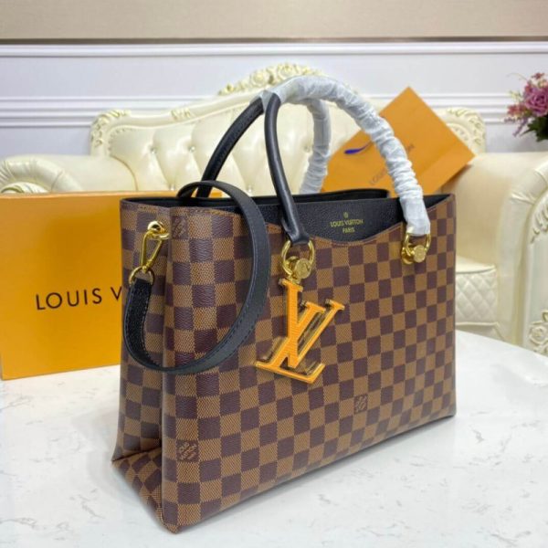 Replica LV Damier Ebene Riverside N40052 Canvas Bag - Image 5