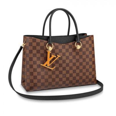 Replica LV Damier Ebene Riverside N40052 Canvas Bag