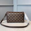Best Replicas Bags - Replica LV Damier Ebene Recital Shoulder Bag N41966 Shop For Best Louis Vuitton LV Replica Bags With Cheap Price