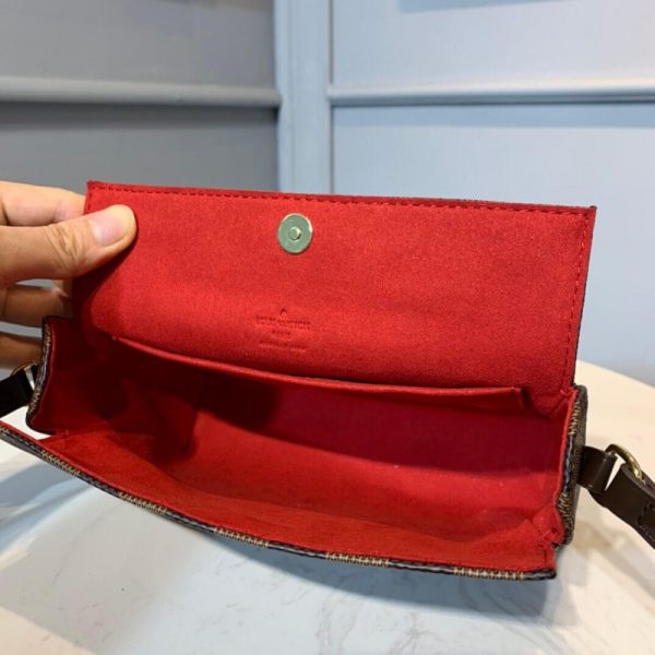 Replica LV Damier Ebene Recital Shoulder Bag N41966 - Image 9