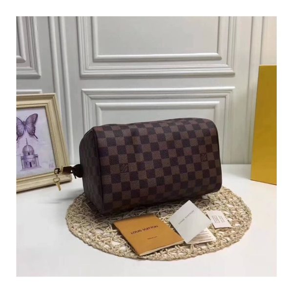Replica LV Damier Ebene Speedy 25 Bag – Timeless Elegance - Image 5