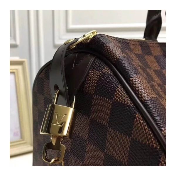 Replica LV Damier Ebene Speedy 25 Bag – Timeless Elegance - Image 7