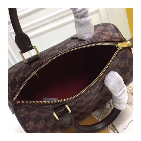 Replica LV Damier Ebene Speedy 25 Bag – Timeless Elegance - Image 10