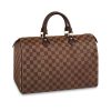 Best Replicas Bags - LV Damier Ebene Speedy 35 Replica Handbag | N41363 Canvas Design Shop For Best Louis Vuitton LV Replica Bags With Cheap Price