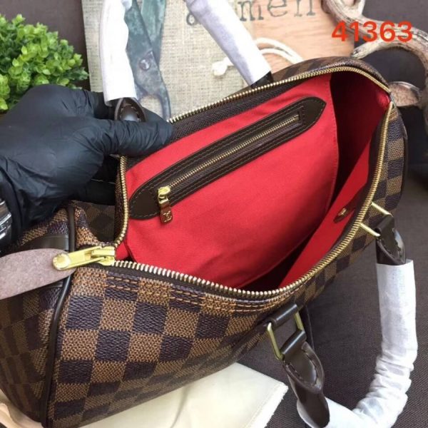 LV Damier Ebene Speedy 35 Replica Handbag | N41363 Canvas Design - Image 12