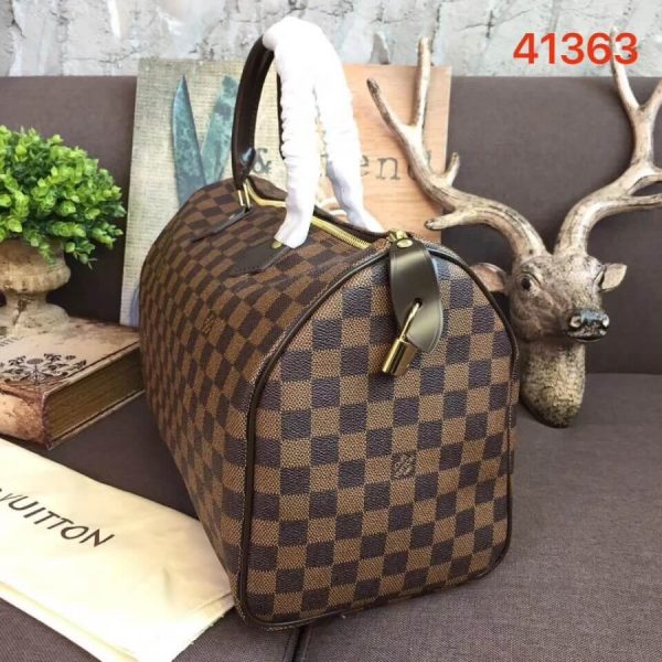 LV Damier Ebene Speedy 35 Replica Handbag | N41363 Canvas Design - Image 4