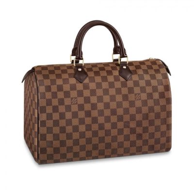 LV Damier Ebene Speedy 35 Replica Handbag | N41363 Canvas Design