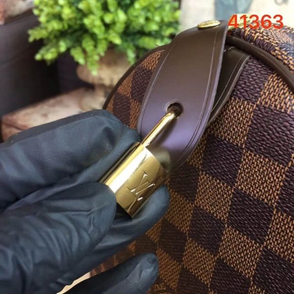LV Damier Ebene Speedy 35 Replica Handbag | N41363 Canvas Design - Image 6
