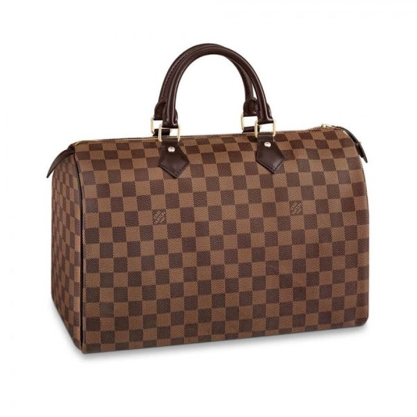 LV Damier Ebene Speedy 35 Replica Handbag | N41363 Canvas Design