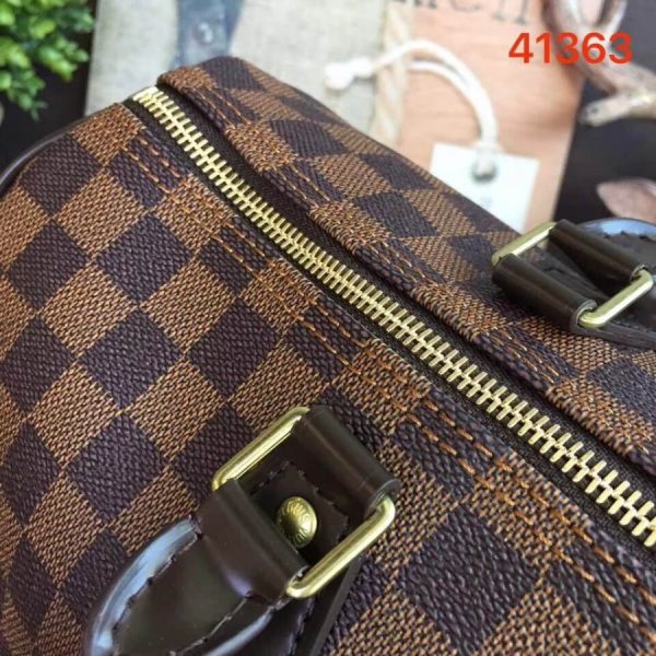 LV Damier Ebene Speedy 35 Replica Handbag | N41363 Canvas Design - Image 8