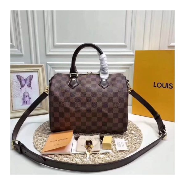 Replica LV Damier Ebene Speedy Bandouliere 25 N41368 Bag - Image 2