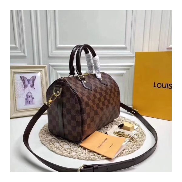 Replica LV Damier Ebene Speedy Bandouliere 25 N41368 Bag - Image 3