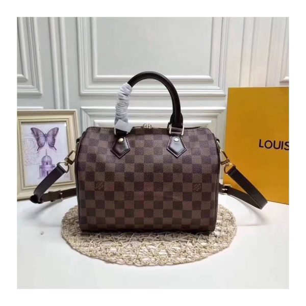 Replica LV Damier Ebene Speedy Bandouliere 25 N41368 Bag - Image 4
