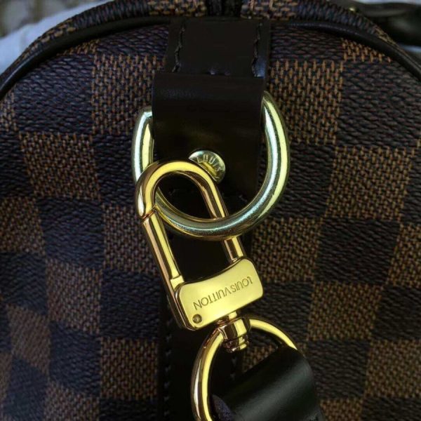 Louis Vuitton Damier Ebene Speedy Bandouliere 35 Replica Bag - Image 7